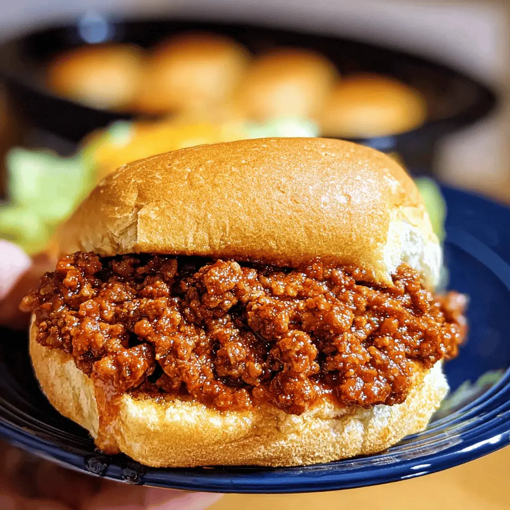 Easy Slow Cooker Sloppy Joes Recipe