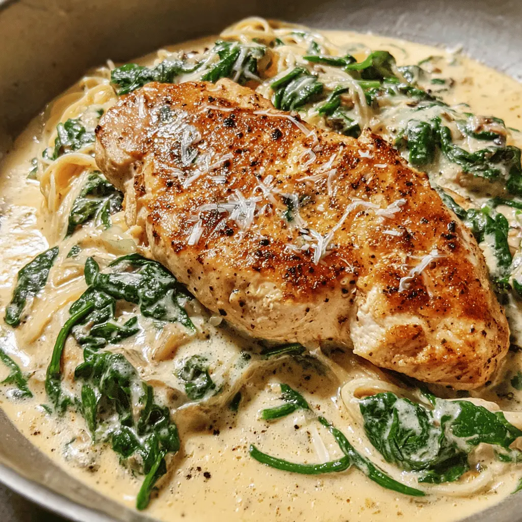 Creamy Chicken Florentine Recipe With Spinach