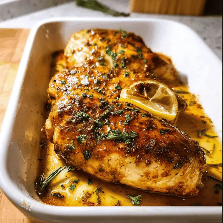 Juicy Oven Baked Chicken Breast Recipe