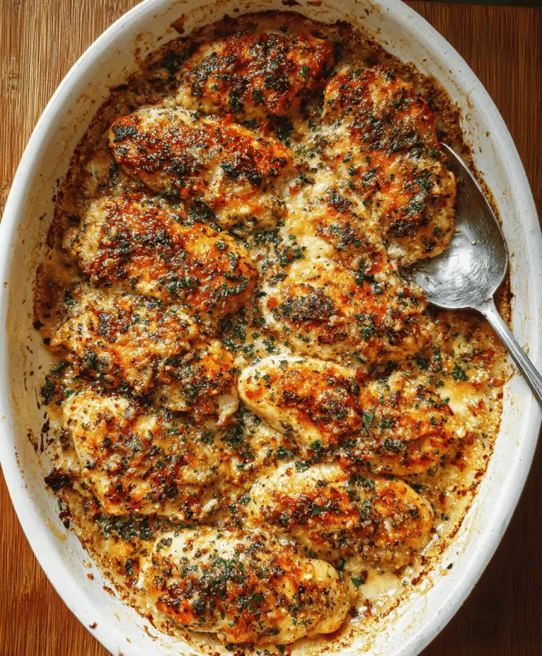 Easy Garlic Parmesan Chicken Bake Recipe