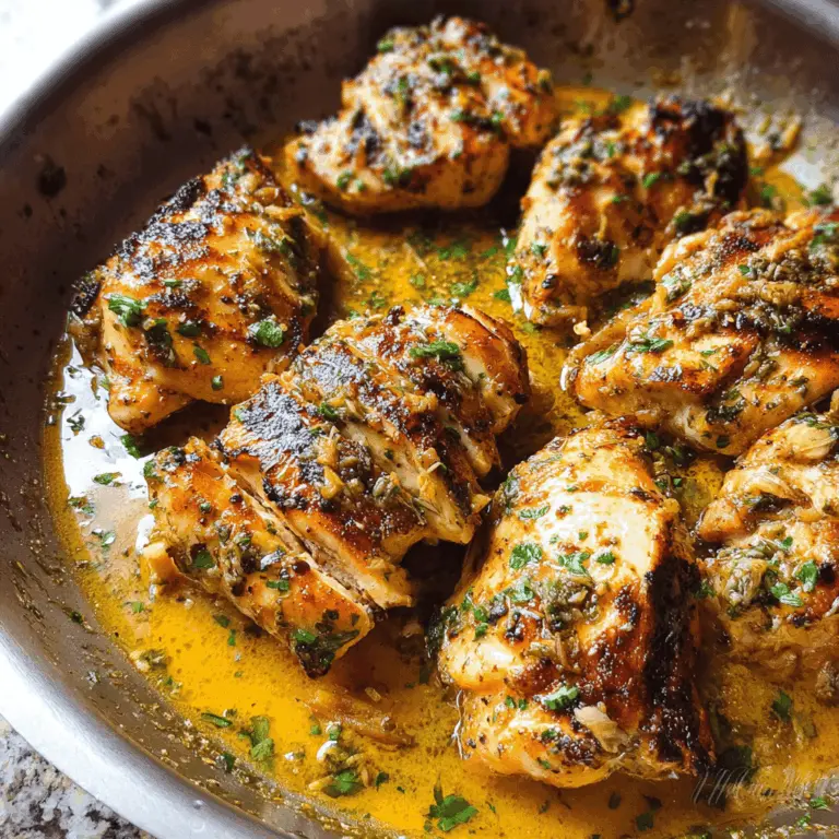 Easy Garlic Butter Chicken Recipe