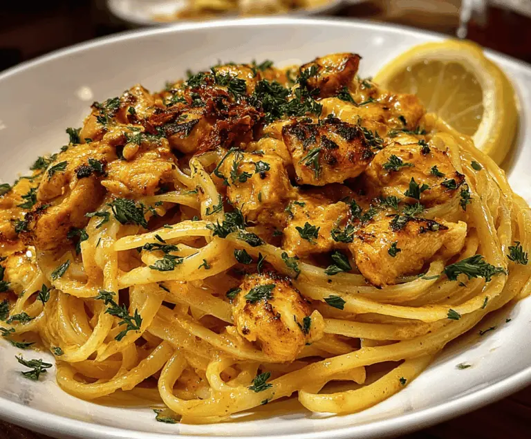 Easy Cowboy Butter Chicken Linguine Recipe