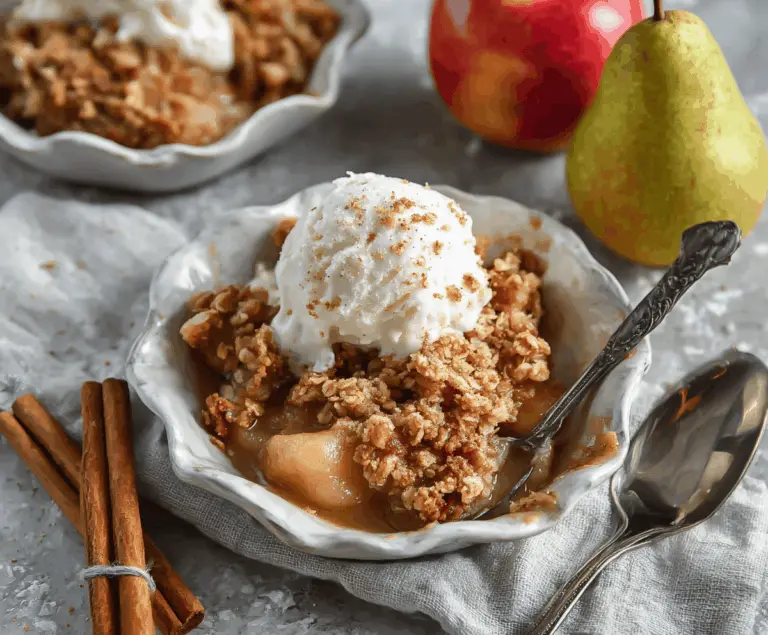 Apple Pear Crisp