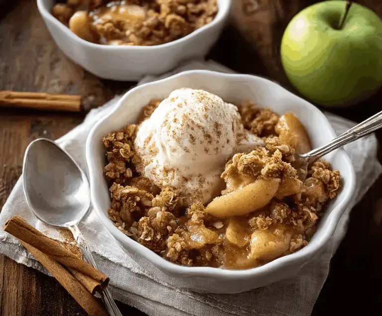Cinnamon Apple Crisp