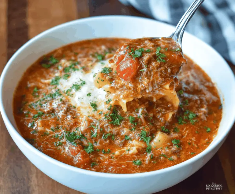 Crockpot Gluten-Free Lasagna Soup