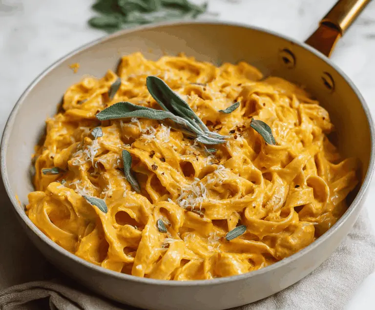 Pumpkin Alfredo Pasta