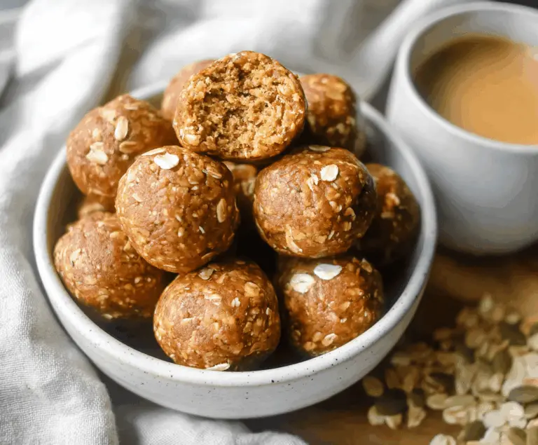Almond Butter Pumpkin Protein Balls