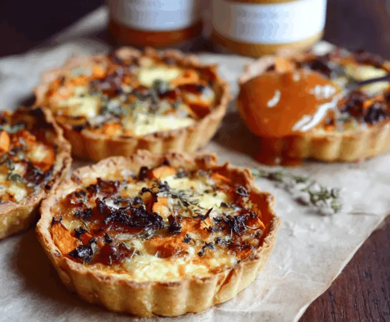 Caramelized Onion And Sweet Potato Tart