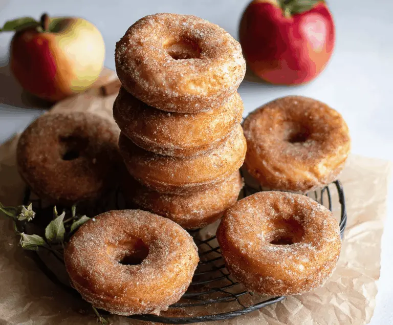 Cinnamon Apple Donuts