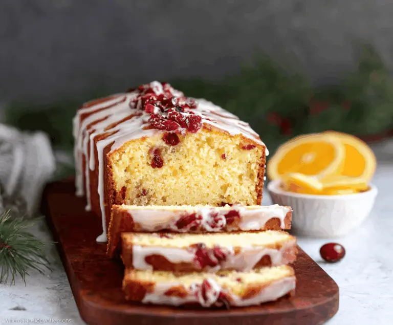 Cranberry Orange Pound Cake