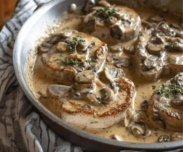 Creamy Mushroom Pork Chops