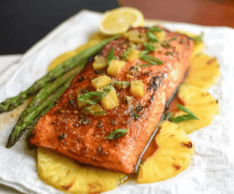 Honey Pineapple Salmon