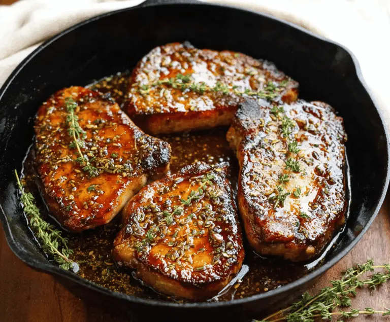 Maple Glazed Pork Chops