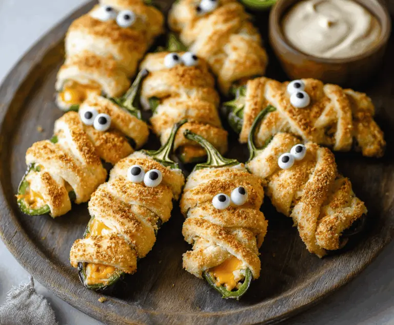 Mummy Jalapeño Poppers