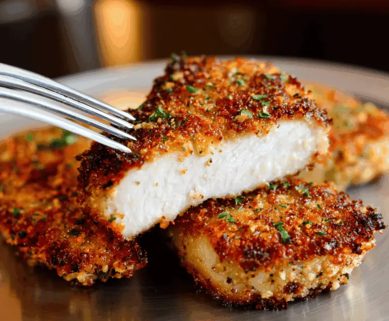Panko Crusted Pork Chops