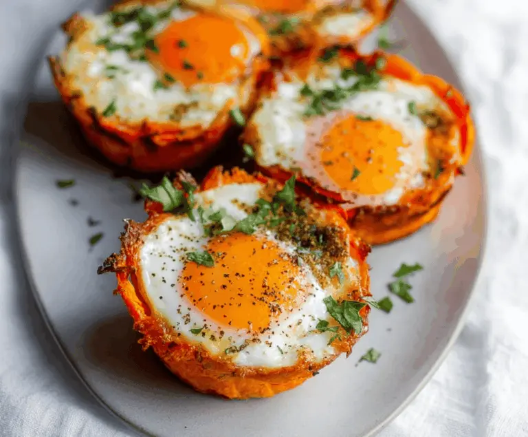 Sweet Potato Baked Egg Cups