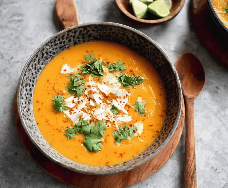 Sweet Potato Soup With Coconut Milk