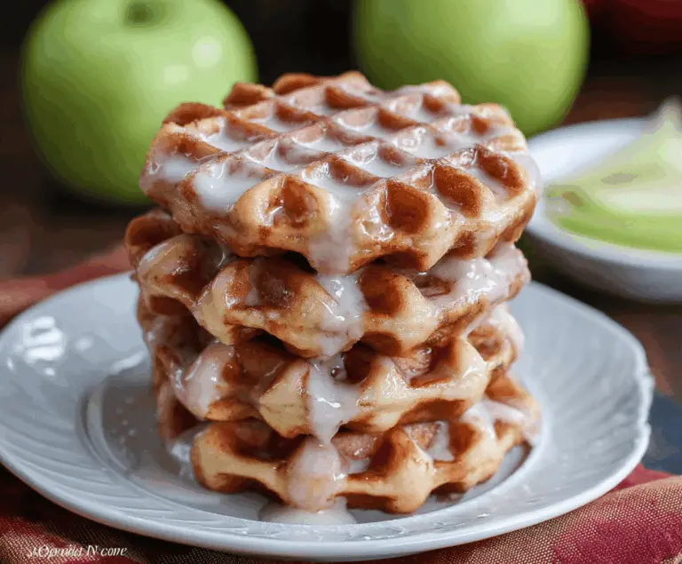 Apple Fritter Waffle Donuts