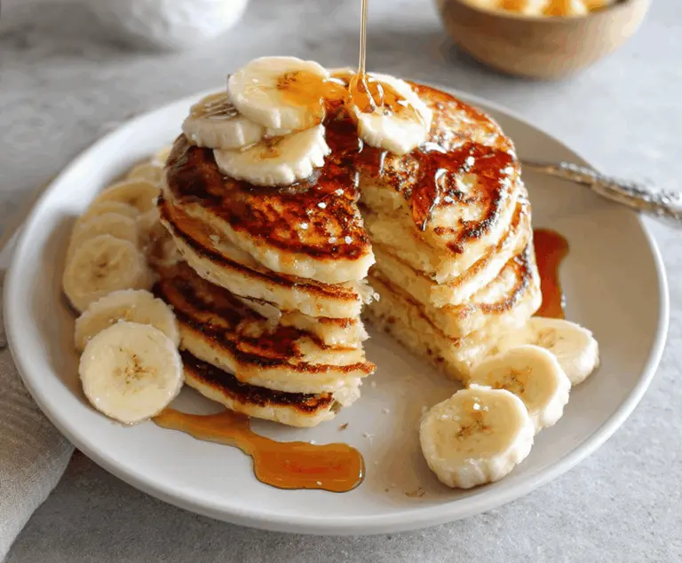 Banana Yogurt Pancakes