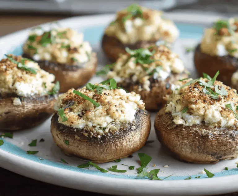 Boursin Stuffed Mushrooms