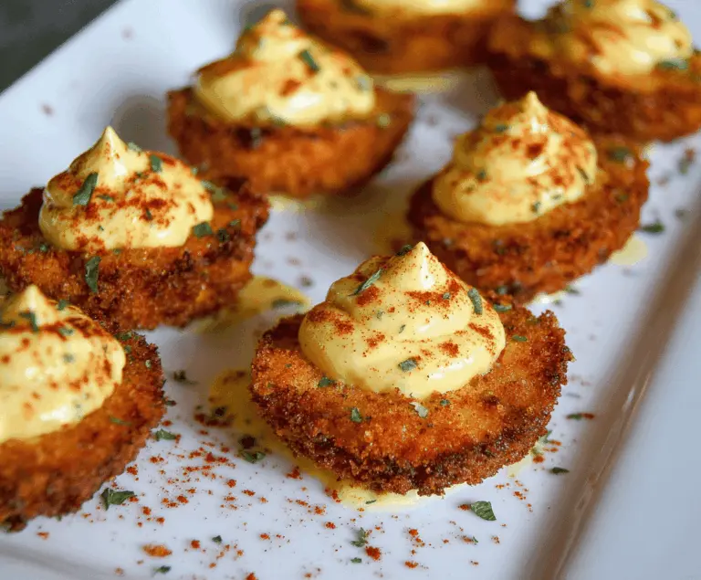 Cajun Style Fried Deviled Eggs