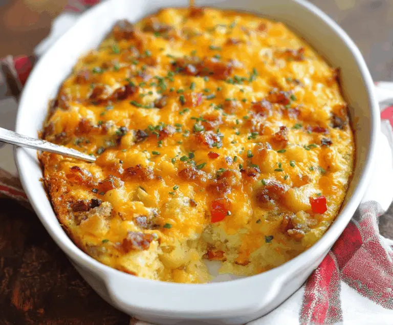 Cheesy Potato Breakfast Casserole