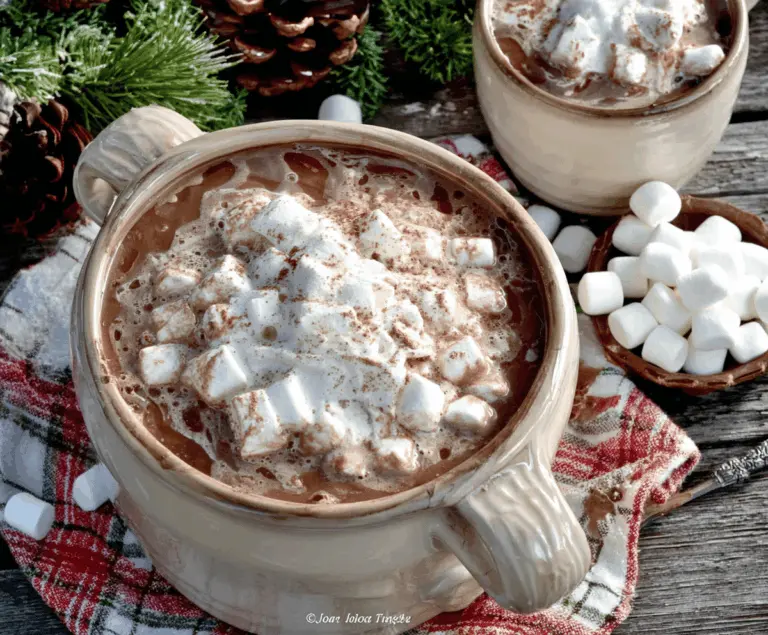 Christmas Eve Crockpot Hot Chocolate