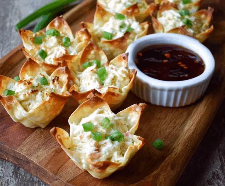 Crab Rangoon Wonton Cups