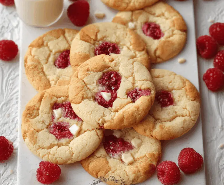 Eggless Raspberry Cookies