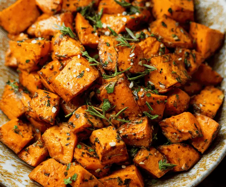 Herb Roasted Sweet Potatoes
