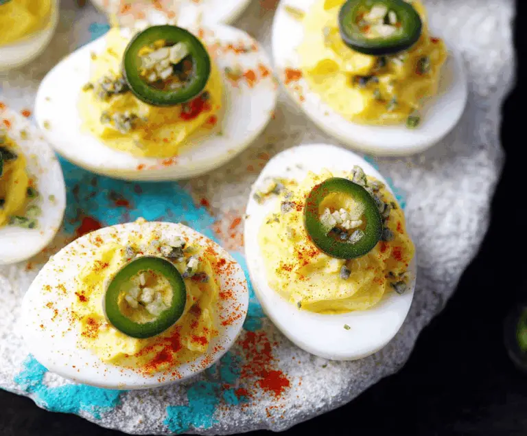 Jalapeño Deviled Eggs