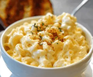 Creamy Joanna Gaines Mac and Cheese with Cream Cheese in a bowl