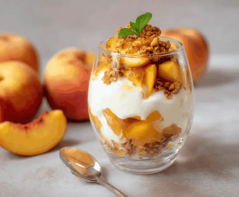 Peach Yogurt Parfait