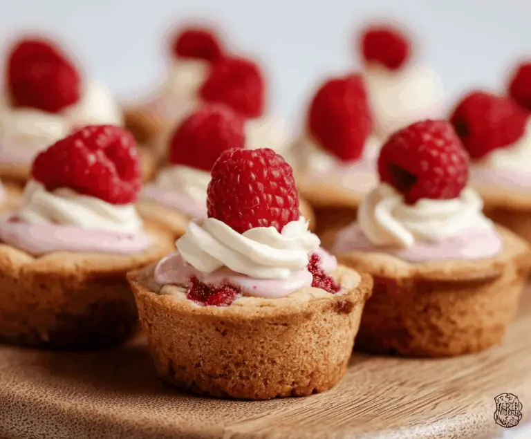 Raspberry Cheesecake Cookie Cups