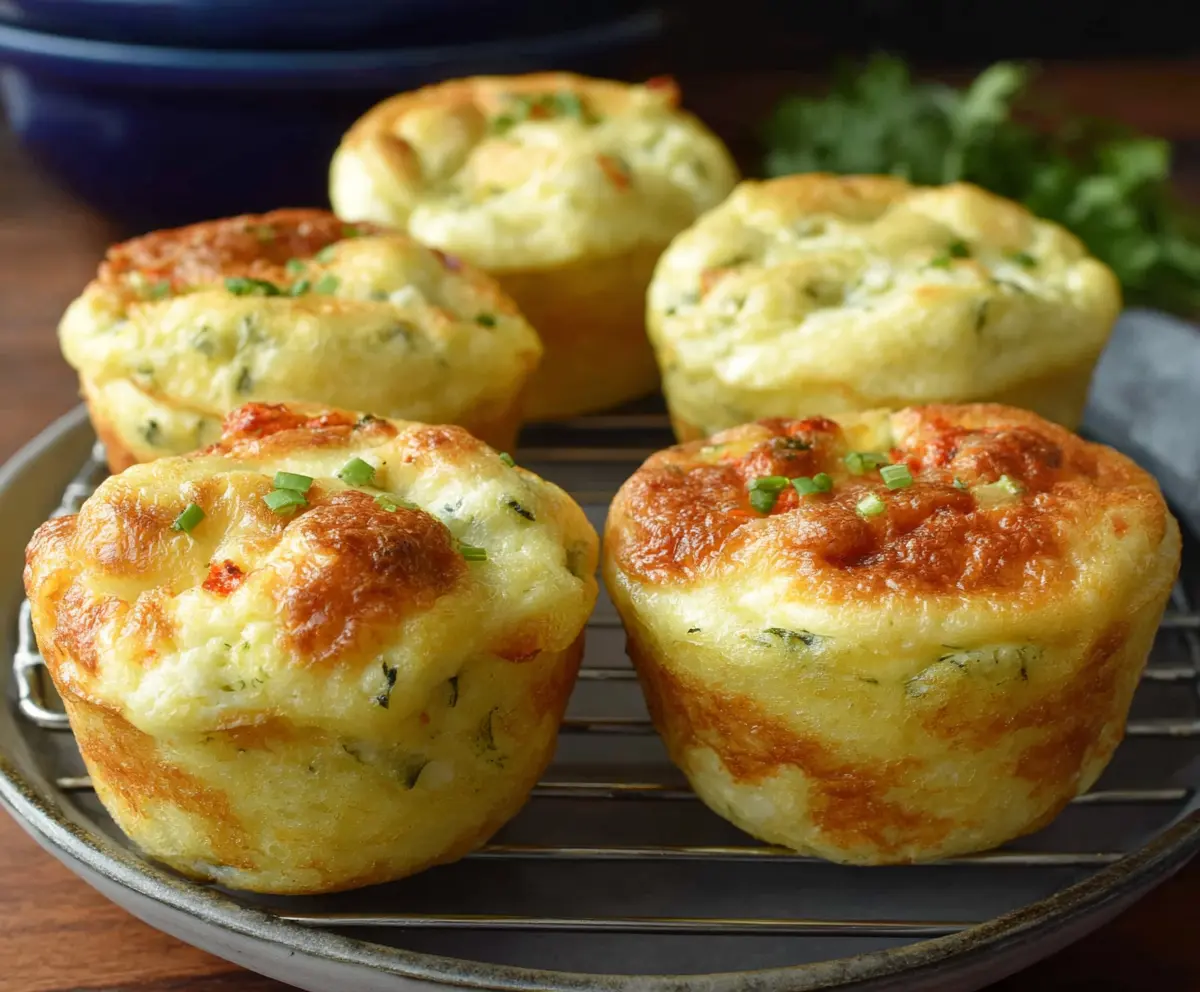Healthy cottage cheese egg muffins as a nutritious breakfast option.
