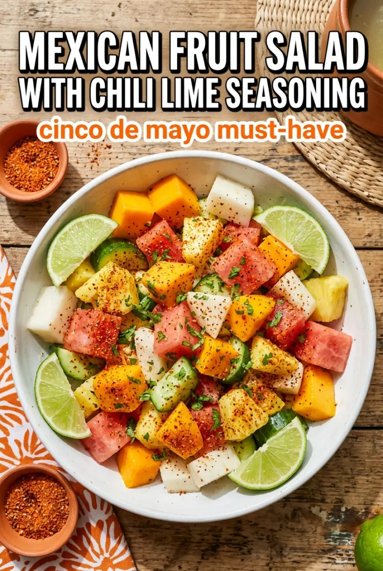 Mexican Fruit Salad with Chili Lime Seasoning