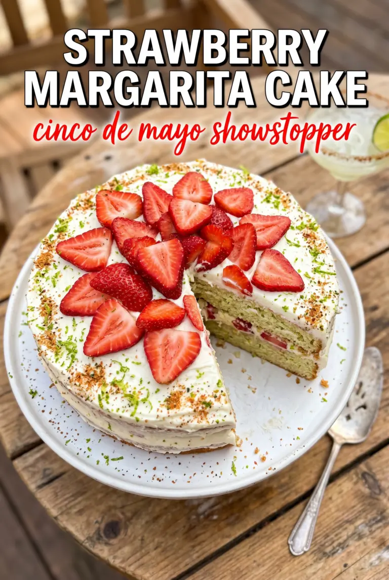 Strawberry Margarita Cake