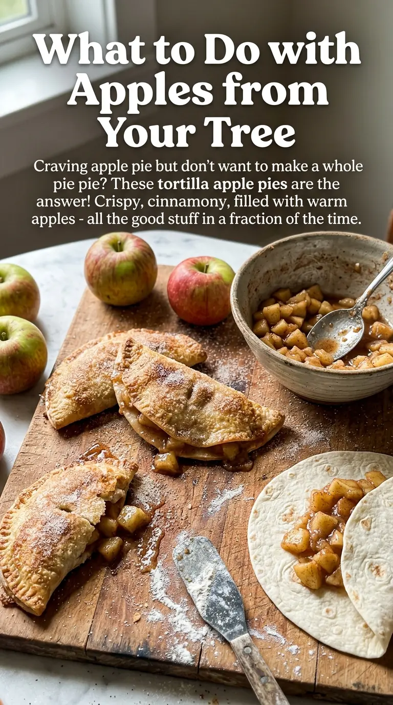 Apple Pie Tortillas crispy cinnamon sugar