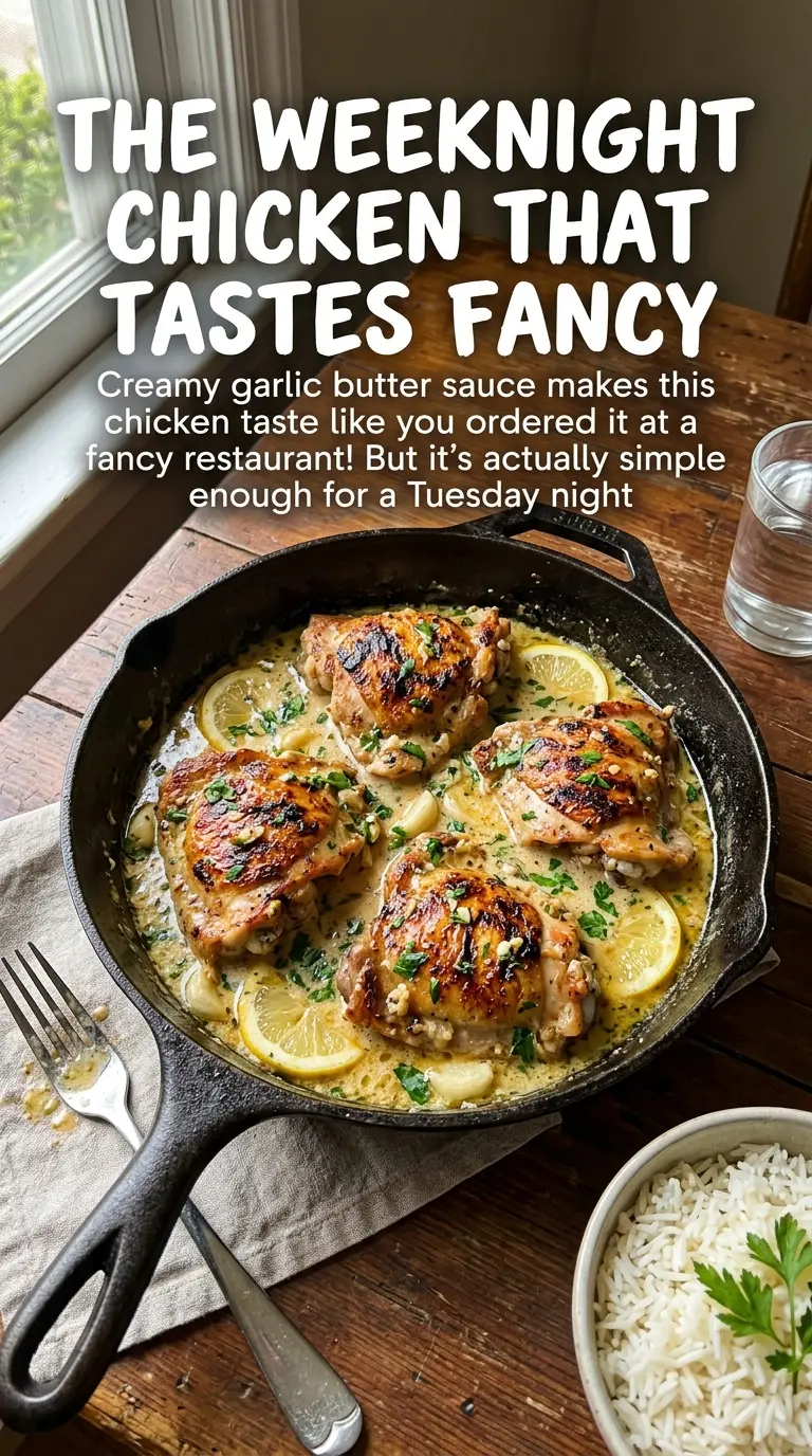 Garlic Butter Chicken golden pan-seared buttery