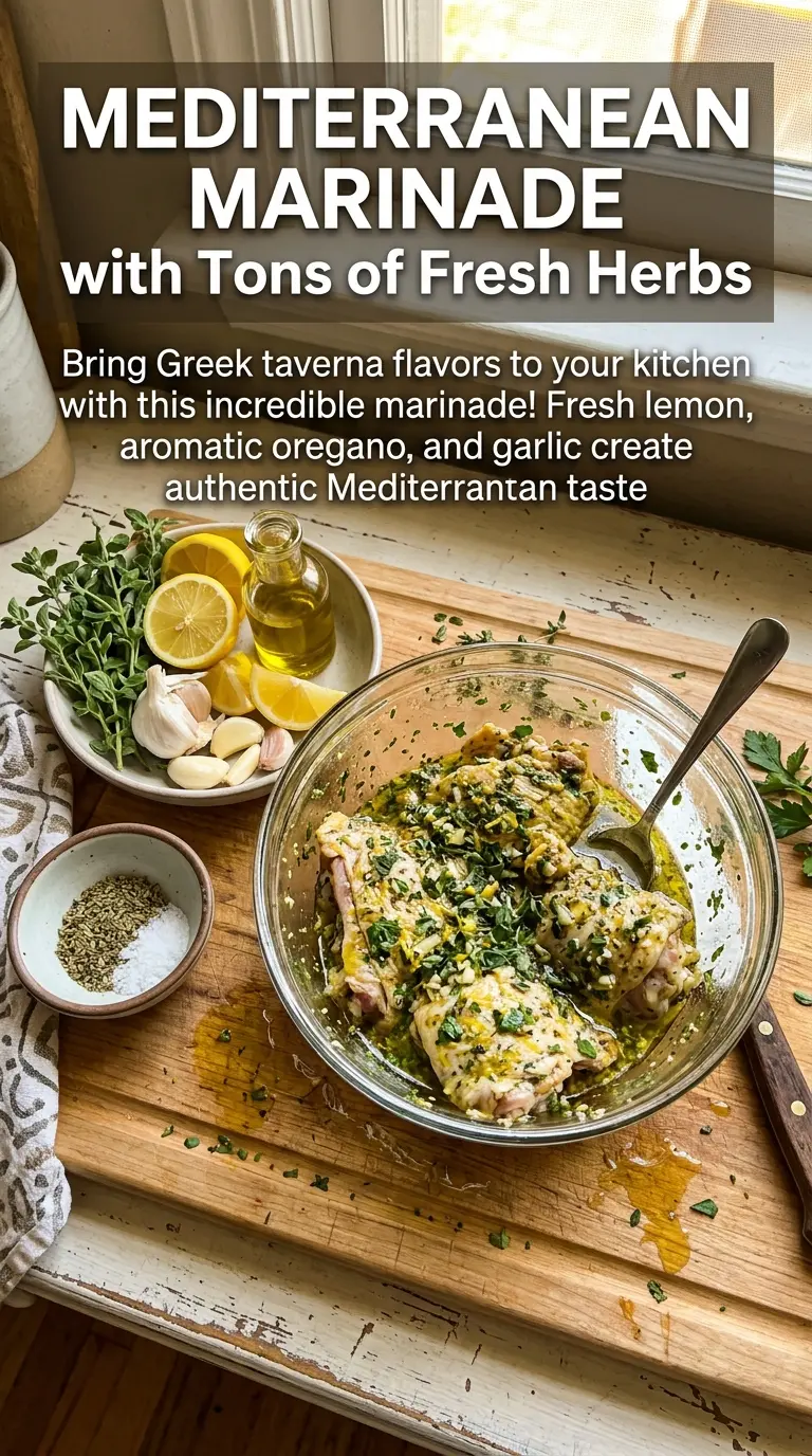 Greek chicken marinade lemon oregano garlic