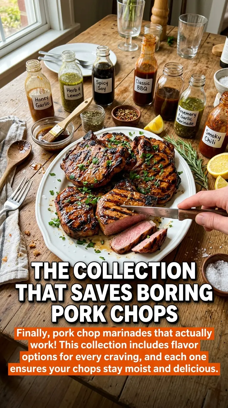 Quick & Easy Pork Chop Marinades savory grilled