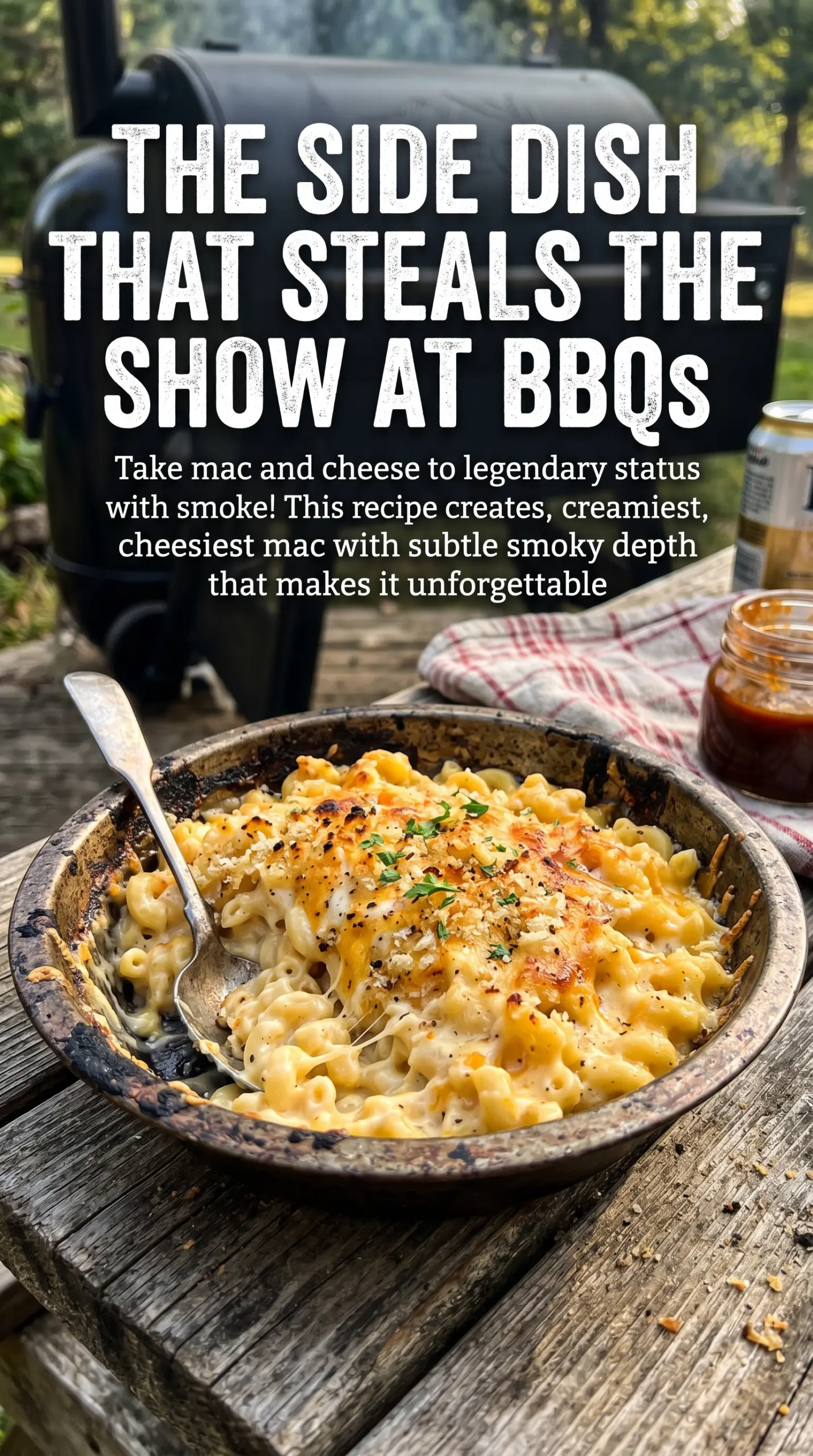 Smoked mac and cheese creamy smoky