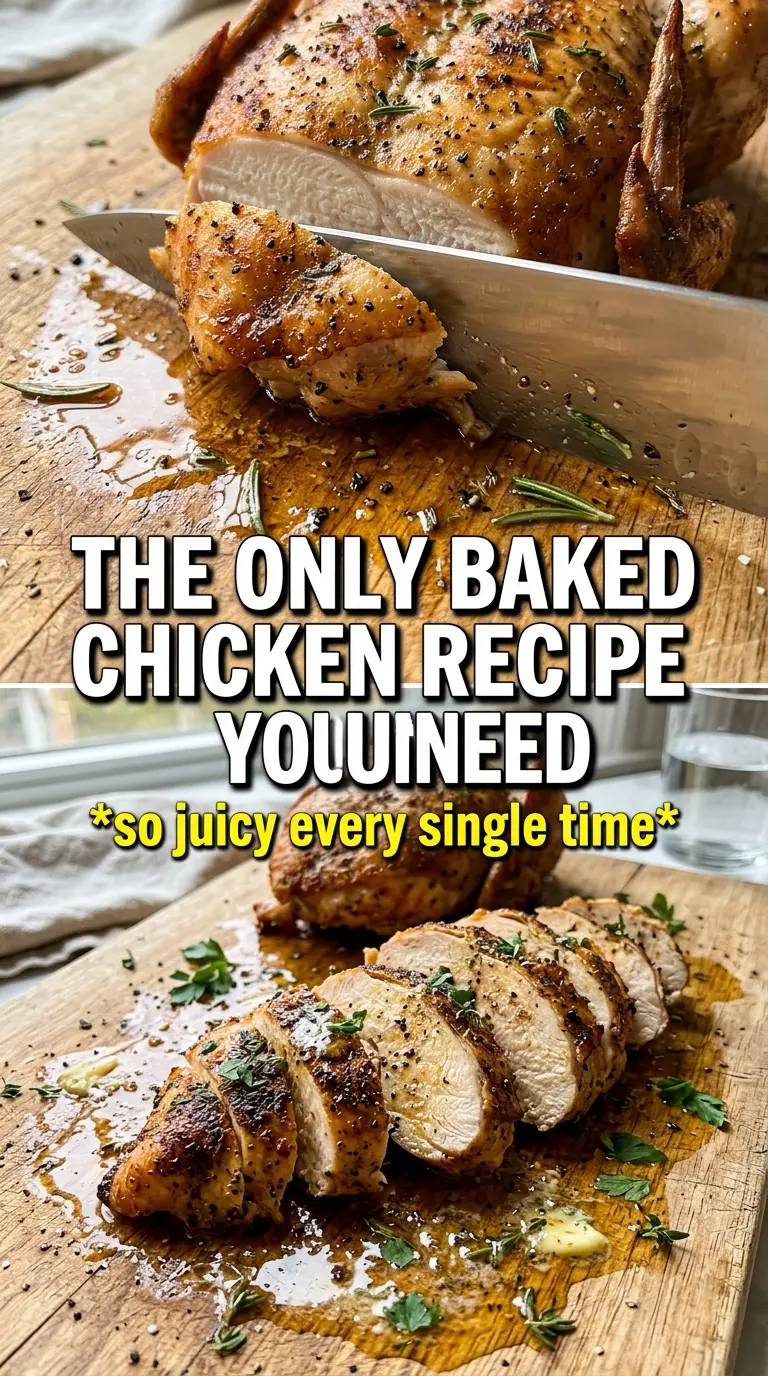 Baked Chicken Breasts golden juicy herb-crusted