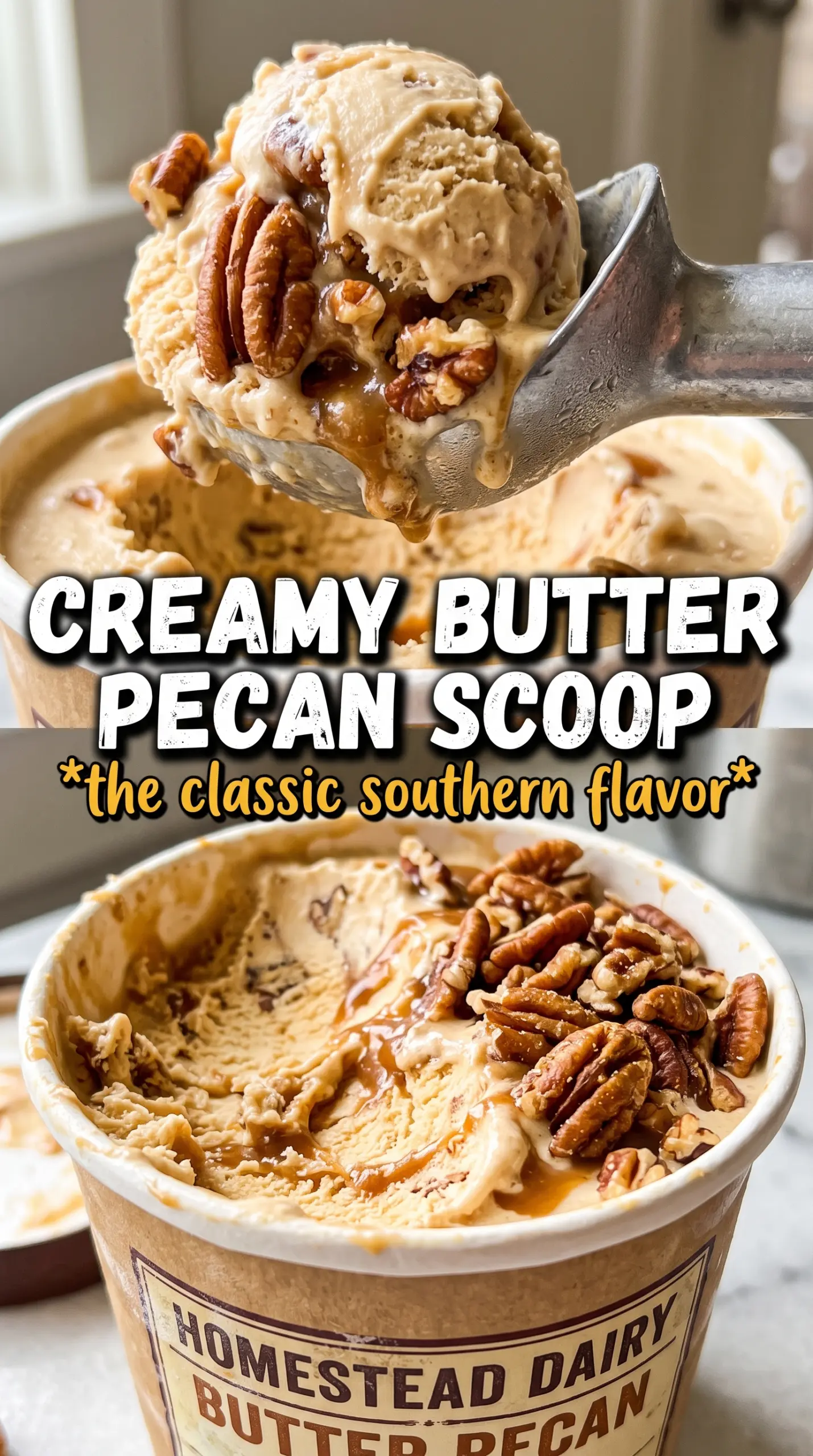 Butter Pecan Ice Cream creamy toasted pecans