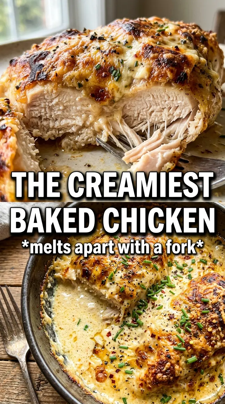 Melt In Your Mouth Chicken golden Parmesan crust juicy baked