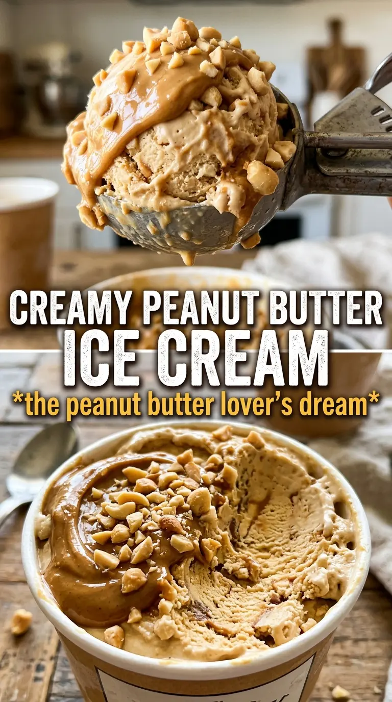 Scoop of homemade ice cream in a bowl
