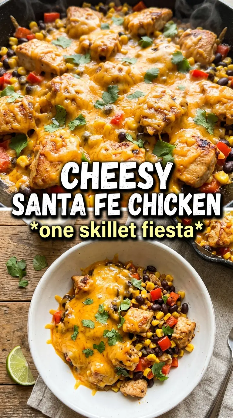 Santa Fe Chicken Skillet golden seared colorful