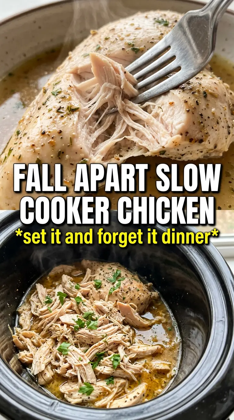 Slow Cooker Chicken Breasts juicy tender brothy