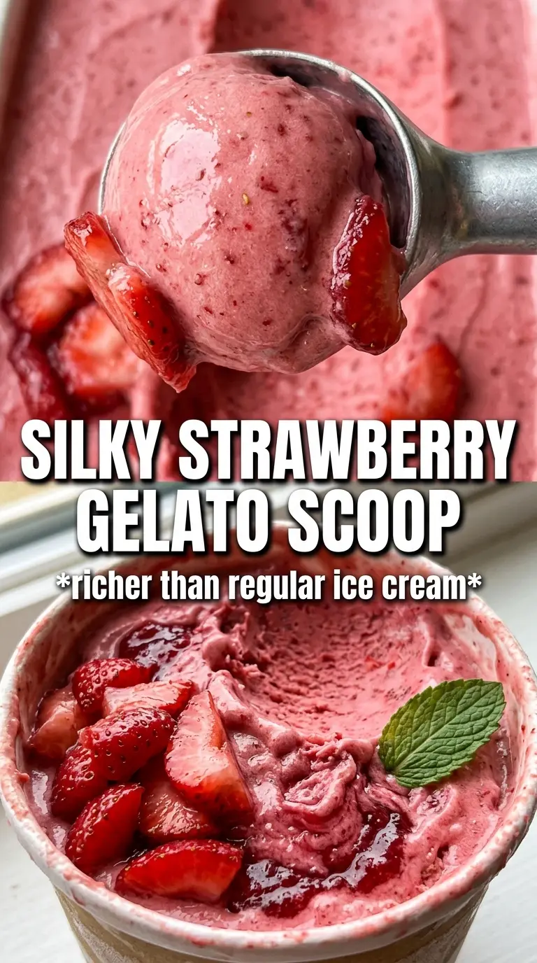 Strawberry Gelato vivid creamy fruity
