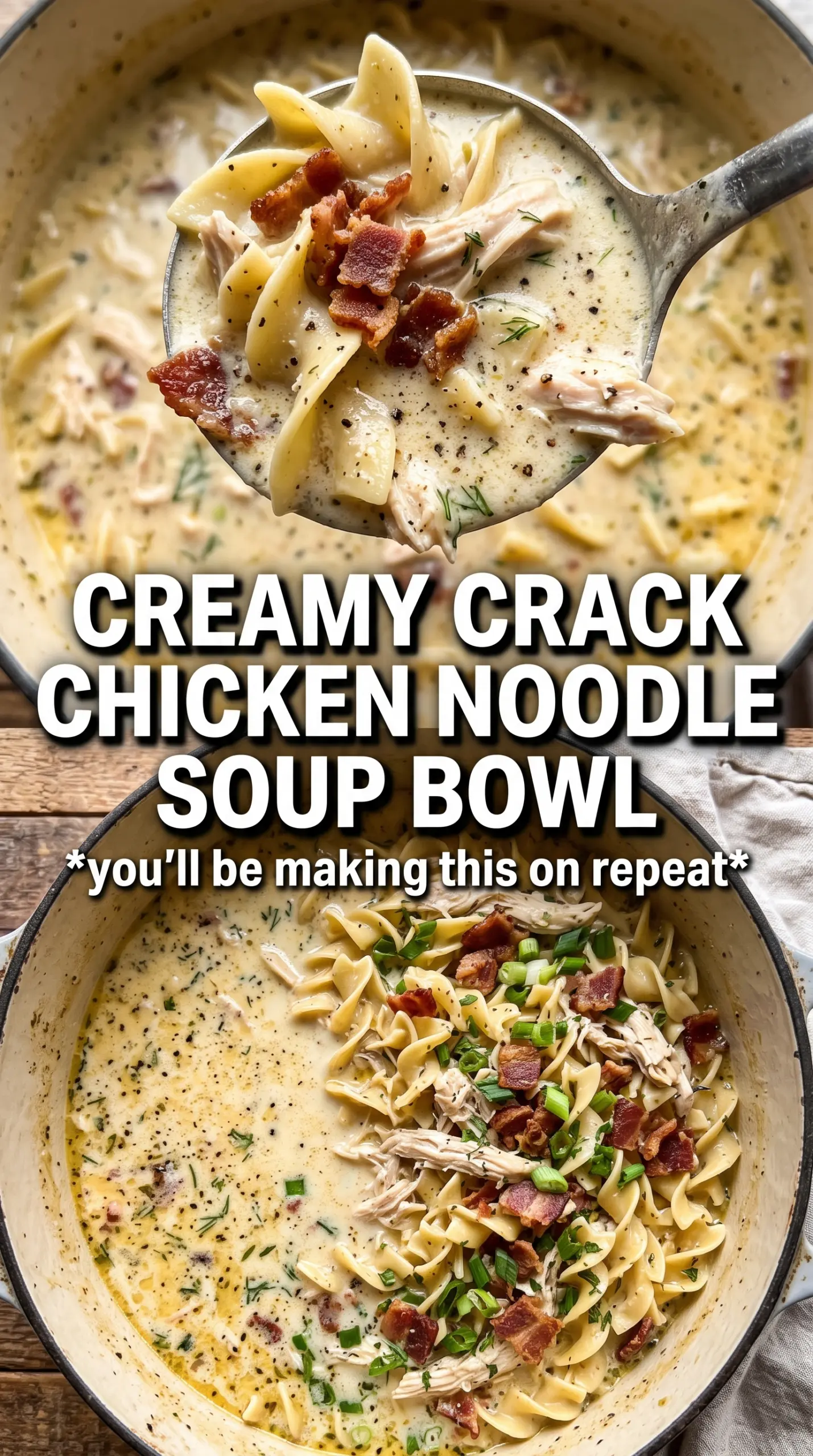 Prepared recipe ready to serve